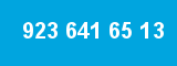 923 641 65 13 923 641 65 13